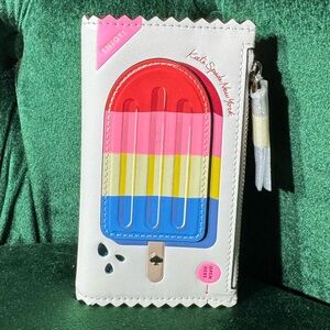 New Kate Spade Snack Bar Popsicle Small Slim Biford Wallet